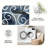 Blue Swirl carpet-easy to clean, machine-washable, soft and comfortable; suitable for door mats, kitchens, living rooms, bedrooms, corridors, and laundry areas. Easy to clean, durable carpet for home decoration.-1248538955