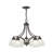 Annete 5 - Light Steel Dimmable Chandelier-22741709
