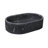Luxury Dark Grey Natural Marble Vessel Sink, 23.6" Oval Matte Stone Basin,  One-Piece Carved, Above-Counter Vanity, Bowl For Master Bathroom (60Cmx40cm)-1139230529