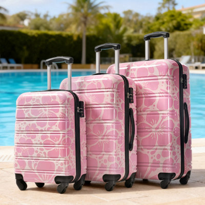 Hardshell Luggage Sets 3 pcs Spinner Suitcase with TSA Lock Lightweight-20"+24"+28" Luggages