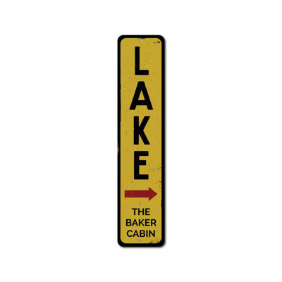 Plaque en aluminium Lake