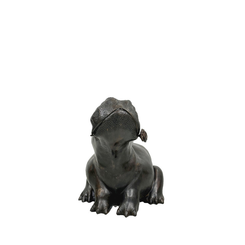 Bronze Hippo Fountain Sculpture