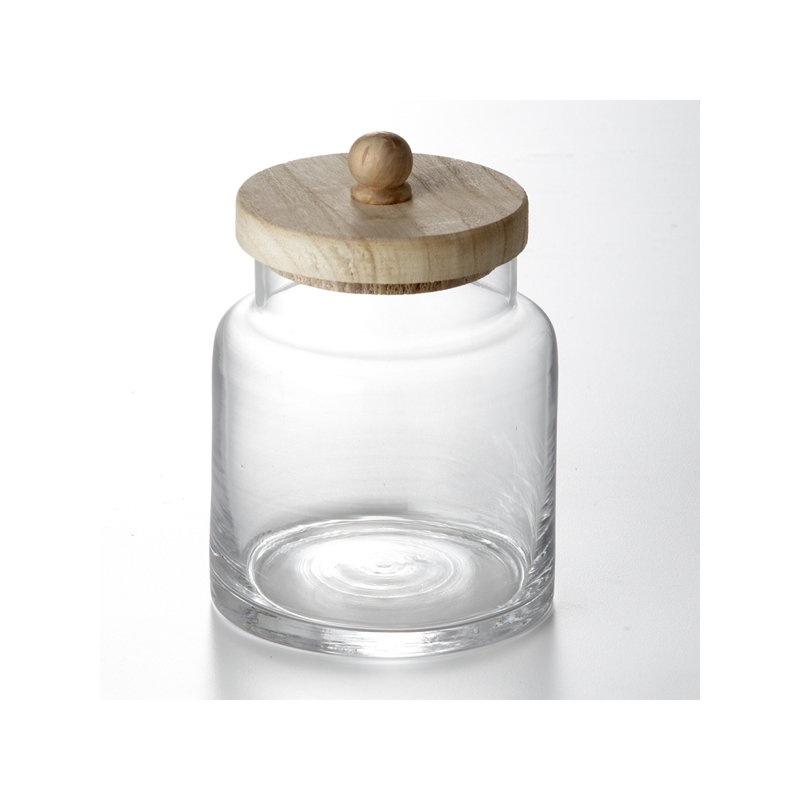 Pot de rangement en verre