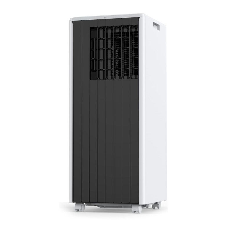 Climatiseur portatif de 8 000 BTU, climatiseur d'intérieur 3-en-1 compact et silencieux combinant refroidissement, déshumidification, mode ventilateur, minuterie 24H, télécommande et ensemble de fenêtre complet, refroidissant les espaces jusqu'à 350 pieds carrés.