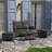 Stevette 5 Pcs Outdoor Seating Group With Cushions and Glass Top Table-964386173-964386175