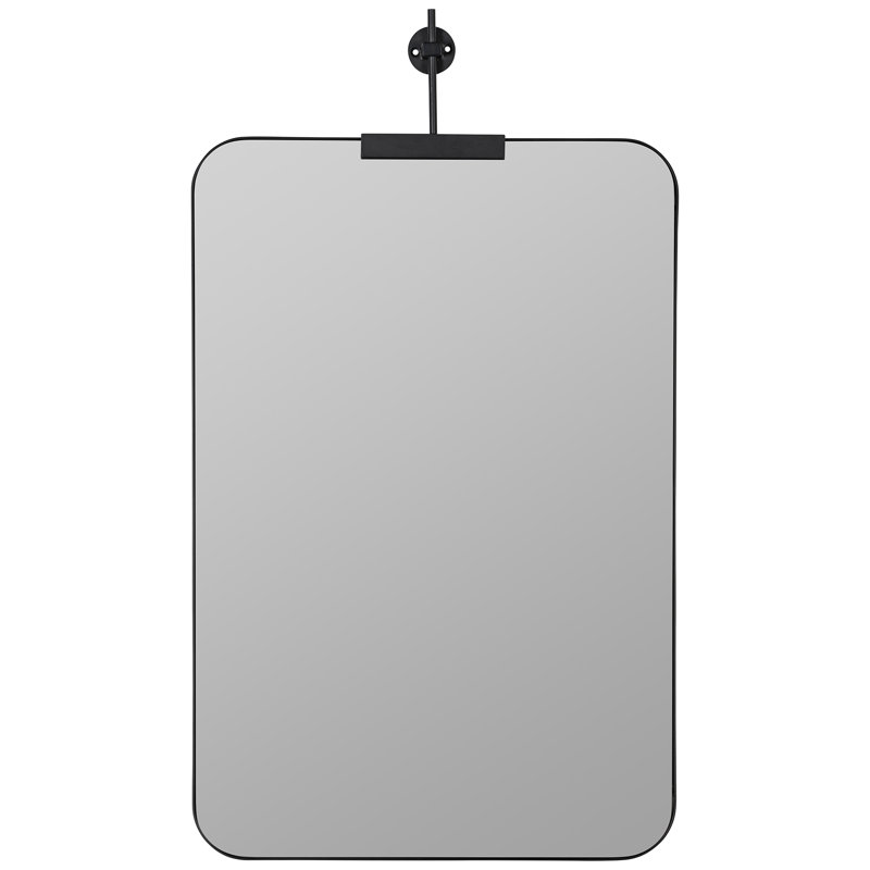 Frida Rectangle Mirror, Black