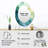 Ratcliff Gree and white Sway wave Serenity I - Geometric Asymmetrical Large Wall Mirror, Modern Irregular Shape Unique Mirror, Printed Metal Art