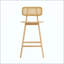 Tabouret de bar d'intérieur en bois, fini, ensemble de 2-157909827