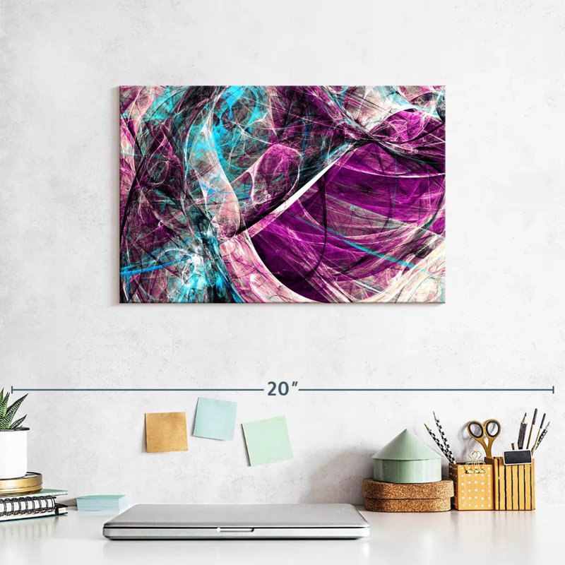 Avery Vibrant Abstract, 8" H x 12" W