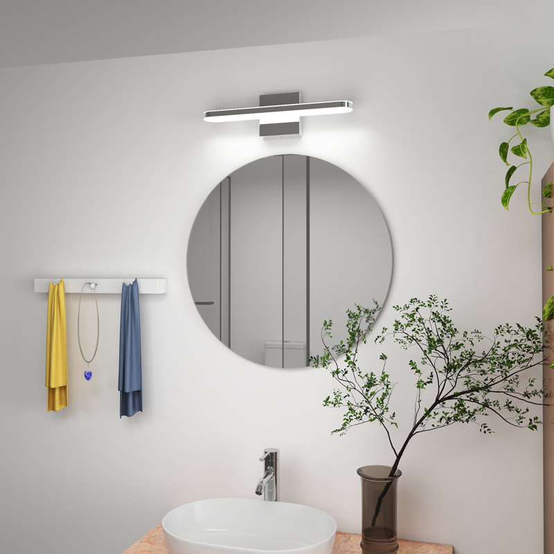 LED Vanity Light Bar,Dimmable Bathroom Wall Sconce, Polished Chrome Finish Modern, 3.3" H x 15.7" W x 4.3" D