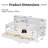 Wooden Twin Size Daybed with Storage, Drawers, and Desk-152172044
