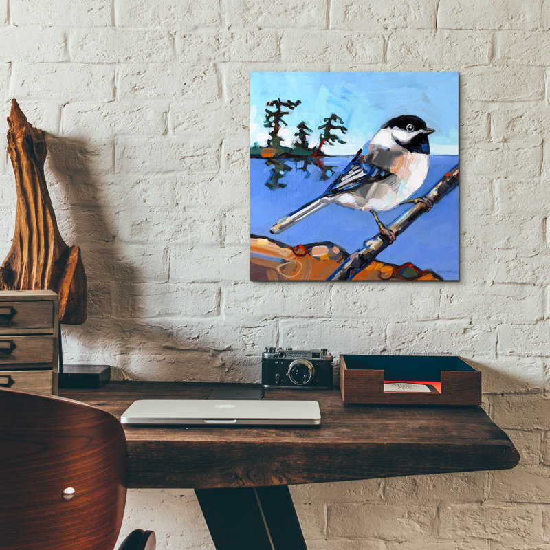 Art mural en verre Lark Manor ™ «Storm» par Adam Swanson, H 12 po x l 12 po x P 0,13 po