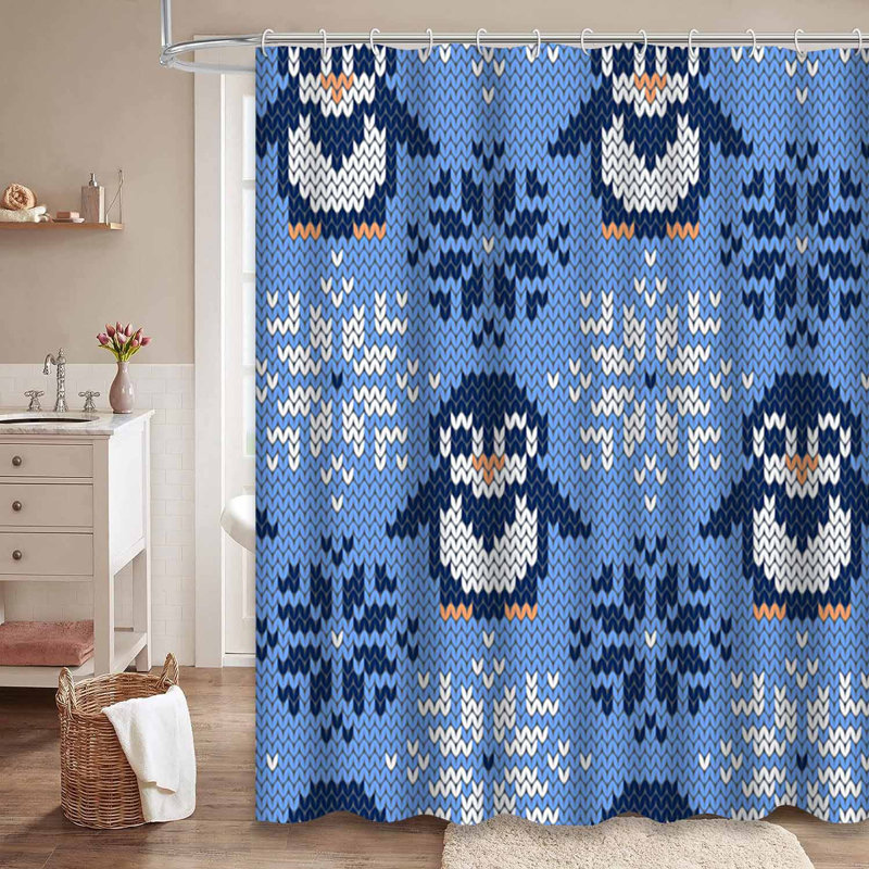 Rideau de douche Penguin, L 72 po x l 84 po