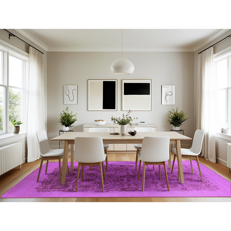 Washable Oriental Indoor Rug, Rectangle 7' x 10'
