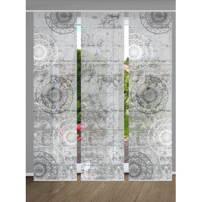 Semi Sheer Sliding Panel