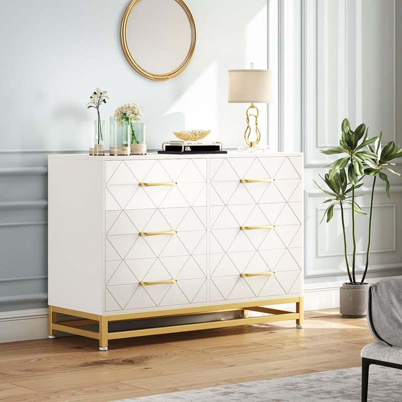 6-Drawer Dresser for Bedroom & Closet Tall Chest with Soft-Close Glides, Anti-Tip Kit | 28.7" H Space Saving Storage Organizer?