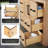Cicero 48" Single Bathroom Vanity with Grain Engineered Stone Countertop without Mirror