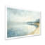 Reflet du lac calme bleu pâle beige III - Tableau encadré-51767656-211308481