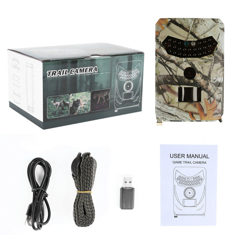 Waterproof Hunting Scouting Trail Camera 1080P Night Vision Faster Trigger Speed