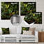 Jungle Plants Whispers Collage 1 - art mural en métal Jungle-775494023