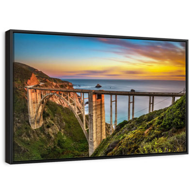 Bixby Creek Bridge At Sunset