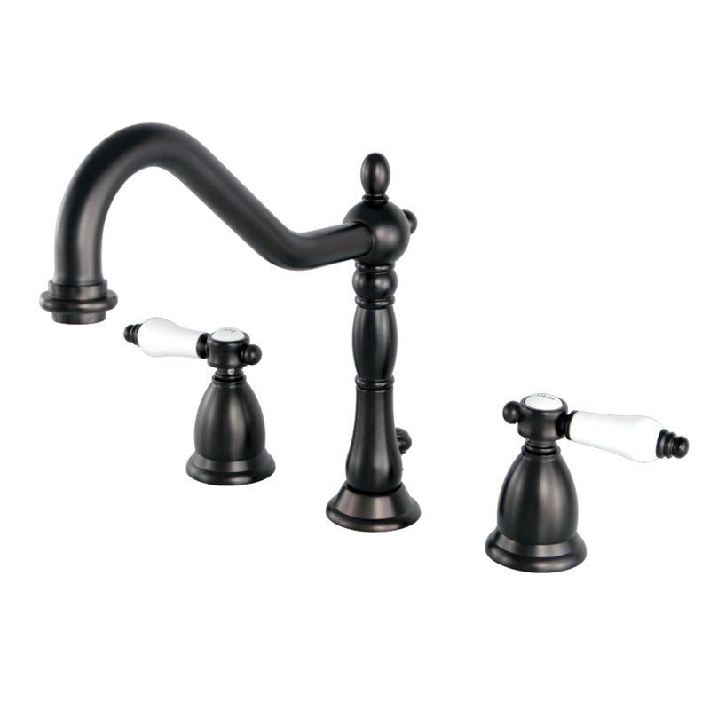 Robinet de salle de bain espacé Kingston, Bronze huilé