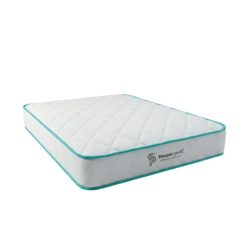 Single Mattress 90 X 190cm, Affordable 3ft Memory Foam and Spring Mattress. Approx. 7 inch/18cm Deep with Quilted Cool Touch Cover & Blue Tape Edge, Fire retardant, Soft-Med Firm Feel Ideal for Bunk Bed and Kids Bed Room