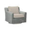 Rustic Swivel Patio Chair with Cushions-1006092688-1006092681-1006087965
