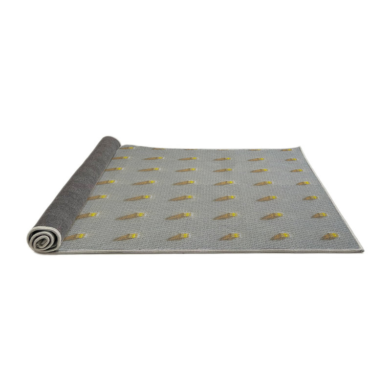 Tapis gris Power Loom, Carré 7 pi