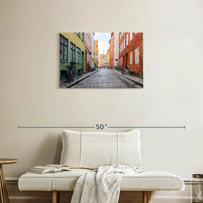 Rue pavée à Copenhague
