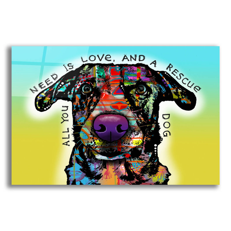 «Love And Rescue» par Dean Russo, H 16 po x l 24 po x P 0,2 po