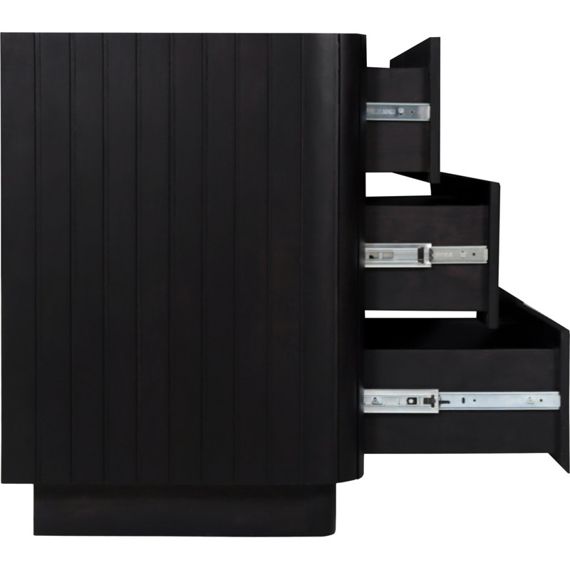 Povera 6 - Drawer Dresser, Black