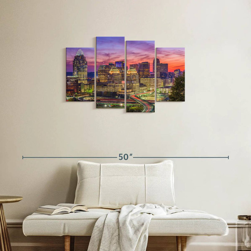 Nicci Cincinnati In Ohio, 22" H x 36" W