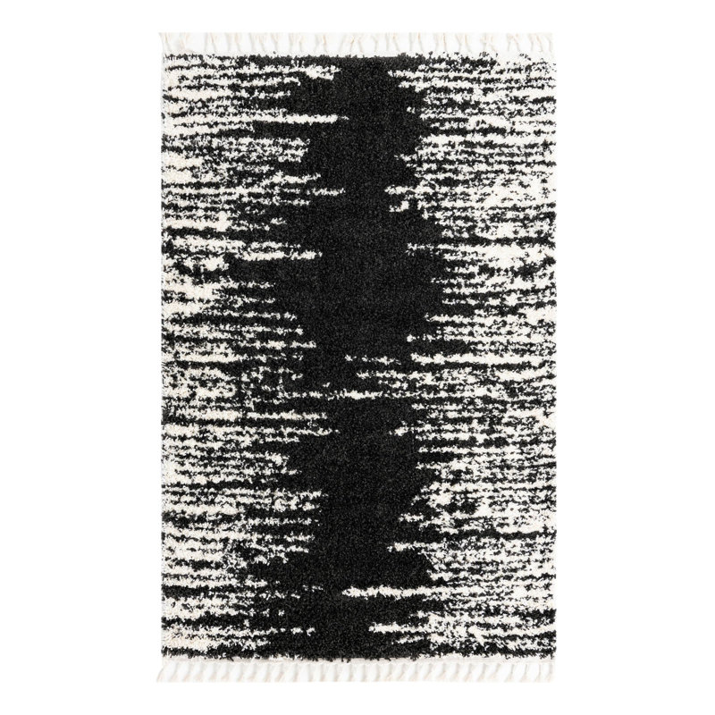Knupp Abstract Indoor Rug, Rectangle 5'3" x 8'