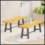 Banc en bois d'acacia exquis pour l'extérieur