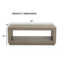 Table basse rectangulaire avec socle et tablette inférieure ouverte-1313450481