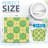 4" x 4" Emerald Garden Floral Medallion Vinyl Peel and Stick Mosaic Tile