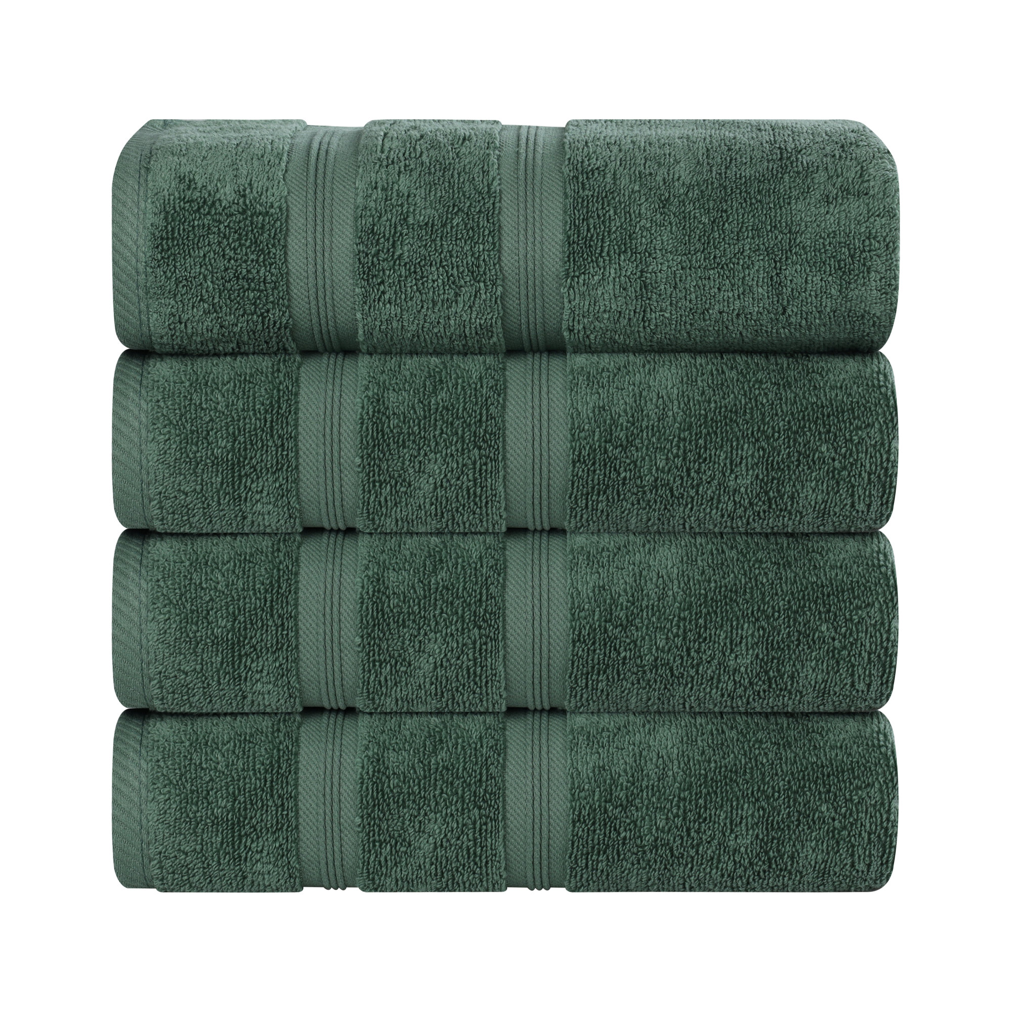 Selda Smart Dry Cotton Bath Towel, Forest Green
