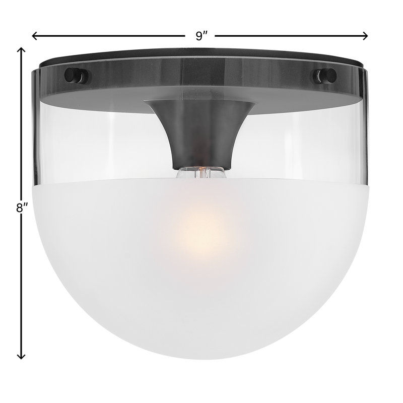 Hinkley Beck Flush Mount, Black