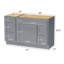 Base de meuble-lavabo simple 51 po seulement-94091267