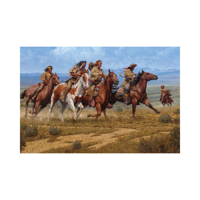 The Race At Rendezvous by Joe Velazquez - Wrapped Canvas Print, 66.04 cm H x 45.72 cm W x 3.175 cm D