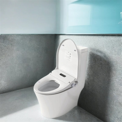 [smart Bidet Toilet Seat With Side Knob]adjustable Heated Seat | Water Temp/pressure Control | Auto Nozzle Cleaning & Night Light | Portable Only Seat​