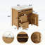 30 Inch Bathroom Vanity with Integrated Sink,Flip-Out Drawer