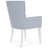 Lana Solid Wood Acrylic Upholstered Dining Armchair