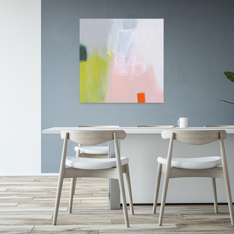 «Last Dance», art contemporain abstrait, H 32 po x l 32 po