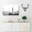 Taipei City Skyline in Taiwan - Wrapped Canvas-56640564