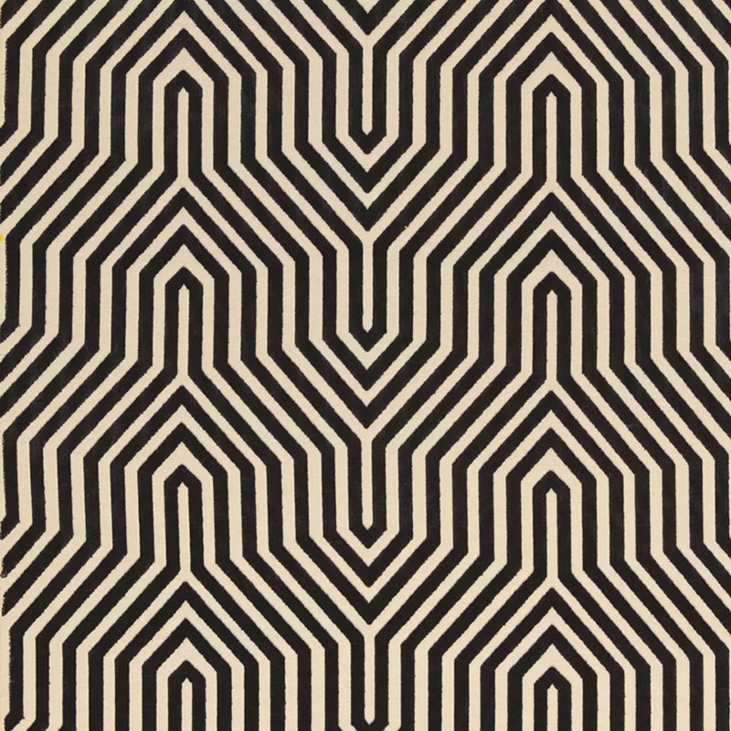 Schumacher x Mary McDonald Vanderbilt Velvet Fabric, Noir