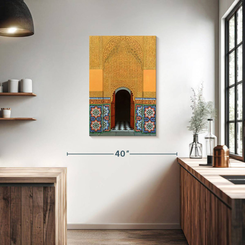 Aime Door Marrakech, 36" H x 24" W