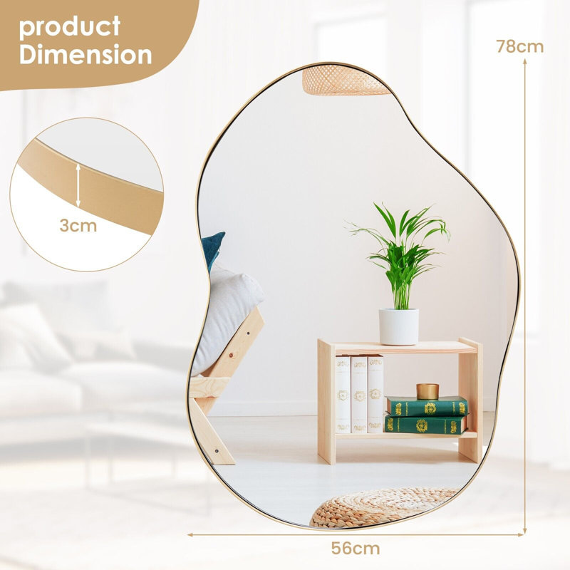 Metal Irregular Mirror