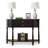 Black Solid Wood Console Table-1714898435-1714898436